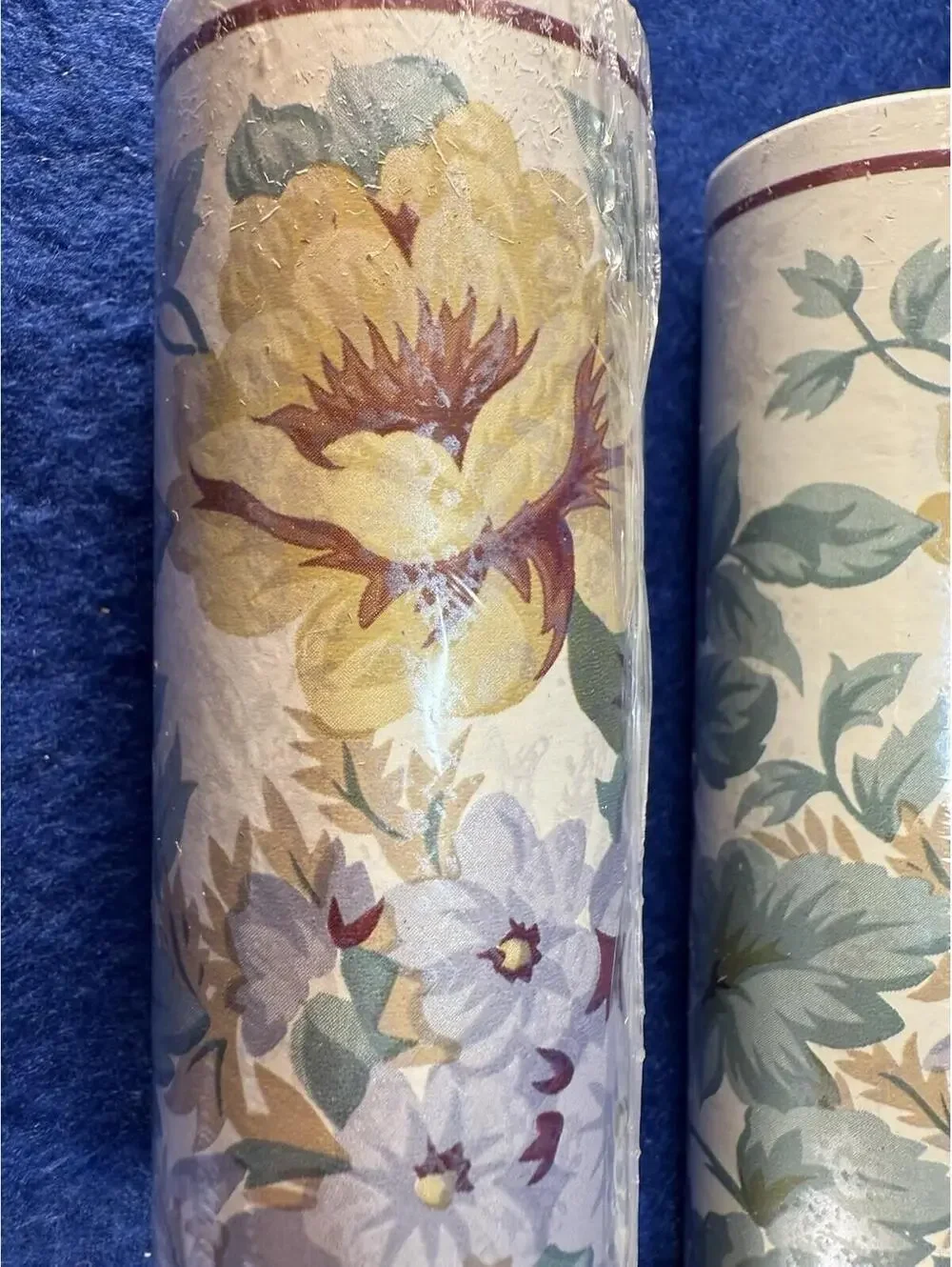 3 Rolls JCPenney ENGLISH ROSE-Rose Wallpaper Border 5 Yards Each Vintage Floral